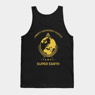 Super Earth Diving Into Hell - Liberty Tank Top